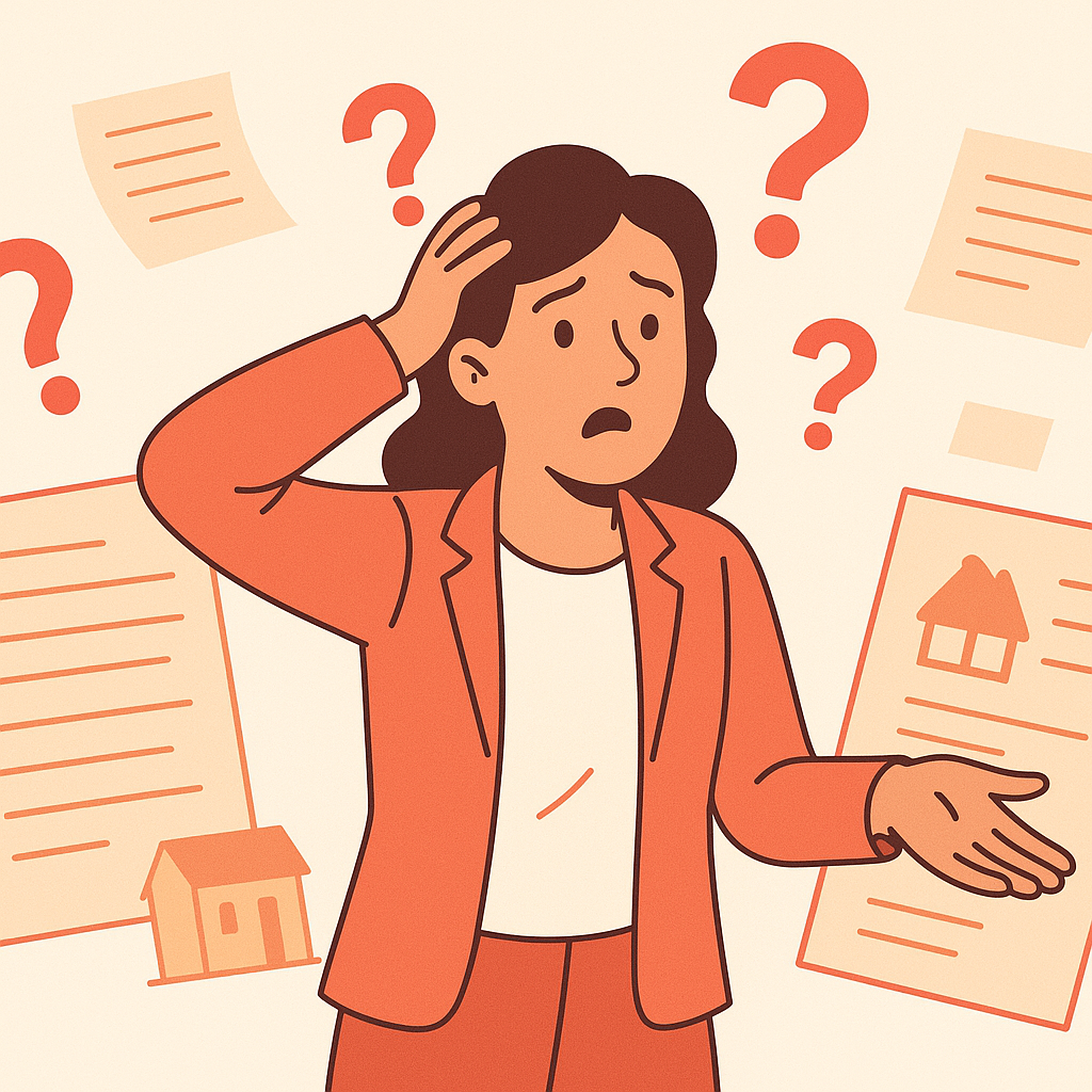 Entrepreneure perdue dans ses démarches